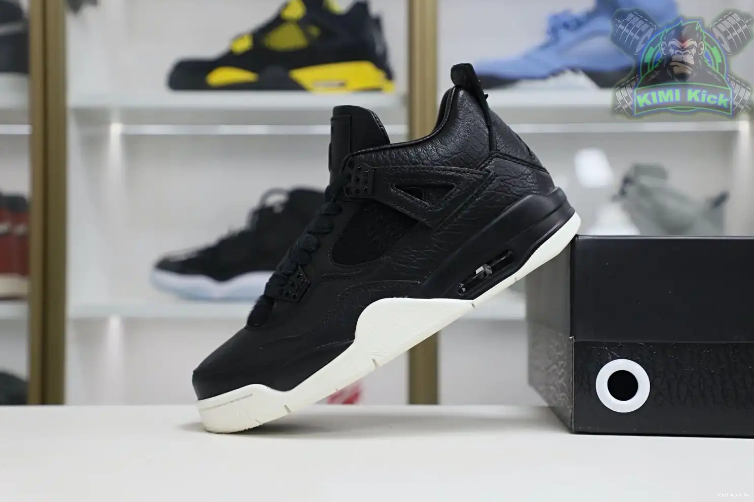 Jordan black retro Kimikick ponyhair 4 Jordan Air 0413